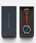 DW00600708 Kahverengi Deri Erkek Kol Saati thumbnail 6