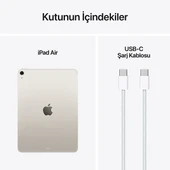 iPad Air M3 Wi-Fi + Cellular 1 TB 11" MCGA4TU/A Yıldız Işığı Tablet - 7