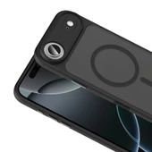 iPhone 17 Air Uyumlu Kılıf Mat Arka Yüzey Wireless Şarj Özellikli Flet M-safe Kapak thumbnail 6