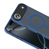 iPhone 17 Air Uyumlu Kılıf Mat Arka Yüzey Wireless Şarj Özellikli Flet M-safe Kapak thumbnail 3