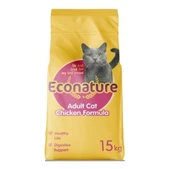 Econature Tavuklu Yetişkin Kedi Maması 15 Kg - 1