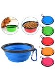 Katlanabilir Seyahat Silikon Köpek Mama Kabı 12 Oz 350 ml - KKMK-92 - 1