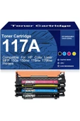HP 117A W2070A Muadil Toner Seti 4 Renk thumbnail 1