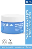 OlaLab Yaşlanma Karşıtı Yenileyici Nemlendirici Retinol Gece Yüz Kremi 50 ml - 1