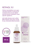 Pure Choice Retinol Serum, 30ml - Yaşlanma Karşıtı ve Yenileyici thumbnail 4