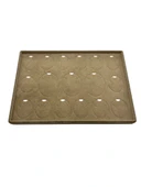 Süet Kumaş Kahve 34-24 Cm Ayaklı 17 Pedli Kolye Tabla Stand thumbnail 4