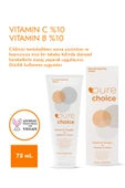 Pure Choice Vitamin C ve Vitamin B Complex Cilt Bakım Kremi 75 ML (%10 Vitamin C + %10 Vit. B - B1,B3,B5,B6,B7) thumbnail 4
