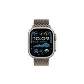 APPLE Watch Ultra 2 GPS + Cellular 49mm Natürel Titanyum Kasa + Natürel Titanyum Milano Loop - M - 2