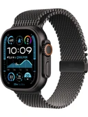 Apple Watch Ultra 2 Gps + Cellular 49MM Black Titanium Case With Black Titanium Milanese Loop - M - 1