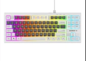 Everest KB-98 SILENT TKL Gri Mavi-Beyaz Rainbow Q Membrane Klavye - 1