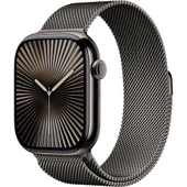 Apple Watch 10 GPS + Cellular 46 mm Arduvaz Kasa Akıllı Saat ve Arduvaz Milano Loop-M/L - 1