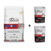 Felicia Kuzulu Yetişkin Kedi Maması 2 Kg + 2 Adet Yaş Mama - 1