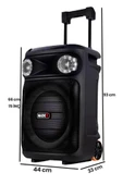 Midex 1300 Watt Ekholu Kablosuz Mikrofonlu Şarjlı Mevlüt Anfisi MXR-1300 (Bluetoth Usb) - 3