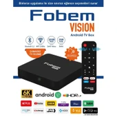 Fobem Vision Tv Box 2+32gb Wifi Android 12 Ses Komutlu Akıllı Kumanda - 1