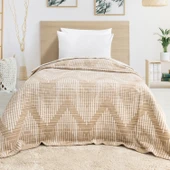 Schafer Home Bloom TK Battaniye 150x220 Cm 1 Parça-Bej - 1