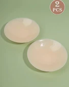 1 Çift Yuvarlak Silikon Yapışkan Sütyen – Tekrar Kullanılabilir, Telsiz, Görünmez Sütyen Pedleri | Arkasız ve Askısız Giysiler İçin Minimalist İç Çamaşırı thumbnail 1