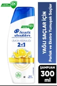 Head&Shoulders Limon Ferahlığı 2'si1 Arada Şampuan 300 Ml thumbnail 1