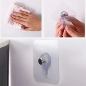 5 Li Yapışkanlı Mutfak Banyo Raf Tutucu Askı Pin Çerçeve Çok Amaçlı Askısı thumbnail 4