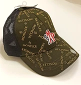 Monalisa Home Şık Koyu Yeşil Moncler Yazılı Erkek Şapka - 1