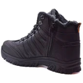 Unisex Trekking Termo Kürklü Outdoor Bot Siyah/Füme - 4