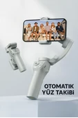 SS17 Akıllı Gimbal Sabitleyici Otomatik Yüz Takip Destekli Telefon Kamera - 1