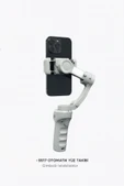SS17 Akıllı Gimbal Sabitleyici Otomatik Yüz Takip Destekli Telefon Kamera - 6