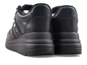 Kadın Siyah Yüksek Topuk Ortopedik Taban Cilt Spor Bot - 6