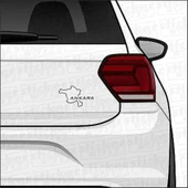 ANKARA  İl Harita Sticker – Şehir Aşkını Yansıt ! - 1