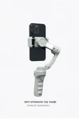 SS17 Akıllı Gimbal Sabitleyici Otomatik Yüz Takip Destekli Telefon Kamera - 7