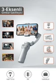 SS17 Akıllı Gimbal Sabitleyici Otomatik Yüz Takip Destekli Telefon Kamera - 2