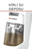 Torima DHY-1000 Beyaz 800W Halı Ve Koltuk Yıkama Temizleme Leke Çıkartma Makinesi - 7