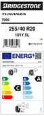 Brıdgestone 255/40R20 101Y Xl Turanza T005 Ao Oto Yaz Lastiği (Üretim Yılı:2023) thumbnail 3