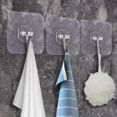 Ultra Güçlü Yapışkanlı 5li Şeffaf Askı thumbnail 1