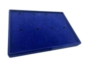 Süet Kumaş Lacivert 34-24 Cm Ayaklı 8 Pedli Kolye Tabla Stand thumbnail 2