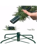 190 Cm Yılbaşı Ağacı 650 Gür Dallı Metal Ayak 1. Sınıf Çam Ağacı Noel Ağacı - 5