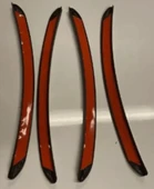 Universal Çamurluk Dodiği Çıtası Siyah 4 parça Flap Set - 6