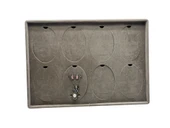 Süet Kumaş Füme 34-24 Cm Ayaklı 8 Pedli Kolye Tabla Stand - 6