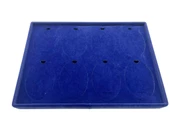 Süet Kumaş Lacivert 34-24 Cm Ayaklı 8 Pedli Kolye Tabla Stand thumbnail 4