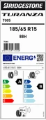Brıdgestone 185/65R15 88H Turanza T005 Oto Yaz Lastiği (Üretim Yılı:2025) thumbnail 3