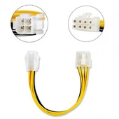 ATX 12V 4 pin CPU güç kablosu to 8 pin power kablo 30 cm - KP-101 thumbnail 3