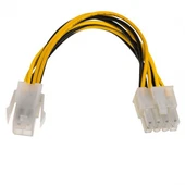 ATX 12V 4 pin CPU güç kablosu to 8 pin power kablo 30 cm - KP-101 thumbnail 1