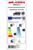Lassa 235/65R16C 121/119N 12Pr,Tl M+S Sfm Wıntus 2 Hafif Ticari Kış Lastiği (Üretim Yılı:2025) - 2