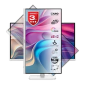 MSI MODERN MD272UPHW 27" 60Hz 4ms Adaptive-Sync Pivot Type-C Beyaz UHD IPS Monitör thumbnail 4