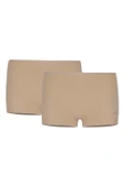 Kom Basic Kadın Short Külot 2li Ten Renk - 1