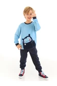Denokids Şirin Canavar Erkek Çocuk Eşofman Takım - 1