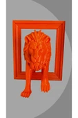 FK Filament Çerçeveden Çıkan Aslan Figürü – 15 cm Dekoratif Obje thumbnail 4