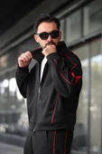 ŞERİTLİ EŞOFMAN TAKIMI KOL BİYELİ - 9