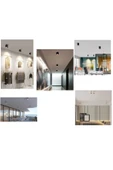 Cata Tapled Aydınlatma Ct-5420 Foça 7 Watt Ledli Siyah Platin Renk Sıva Üstü Dekoratif Spot - 2