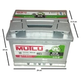 Mutlu EFB Start-Stop 12 V 63 Ah 600 EN Akü thumbnail 1
