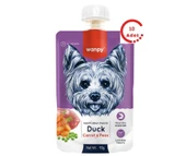 Wanpy Taze Ördekli&Havuçlu  Köpek Et Ezmesi 90 gr 10'lu Paket - 1